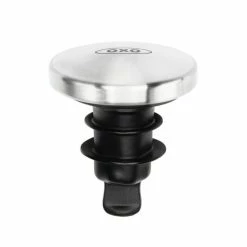 OXO SteeL Expanding Wine Stopper | 2-Pack -Dinnerware Sales stl 3113600 2a