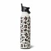 Swig Life™ 20oz Flip & Sip Bottle | Luxy Leopard -Dinnerware Sales swig life signature 20oz insulated stainless steel flip sip bottle luxy leopard main