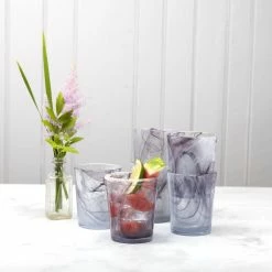 Fortessa Swirl 11oz DOF Glass | Amethyst -Dinnerware Sales swirl dof purple 01