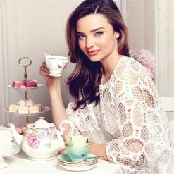 Miranda Kerr For Royal Albert 4" Tidbit Plates (Set Of 4) | Devotion, Gratitude, Blessings & Joy -Dinnerware Sales tidbits4