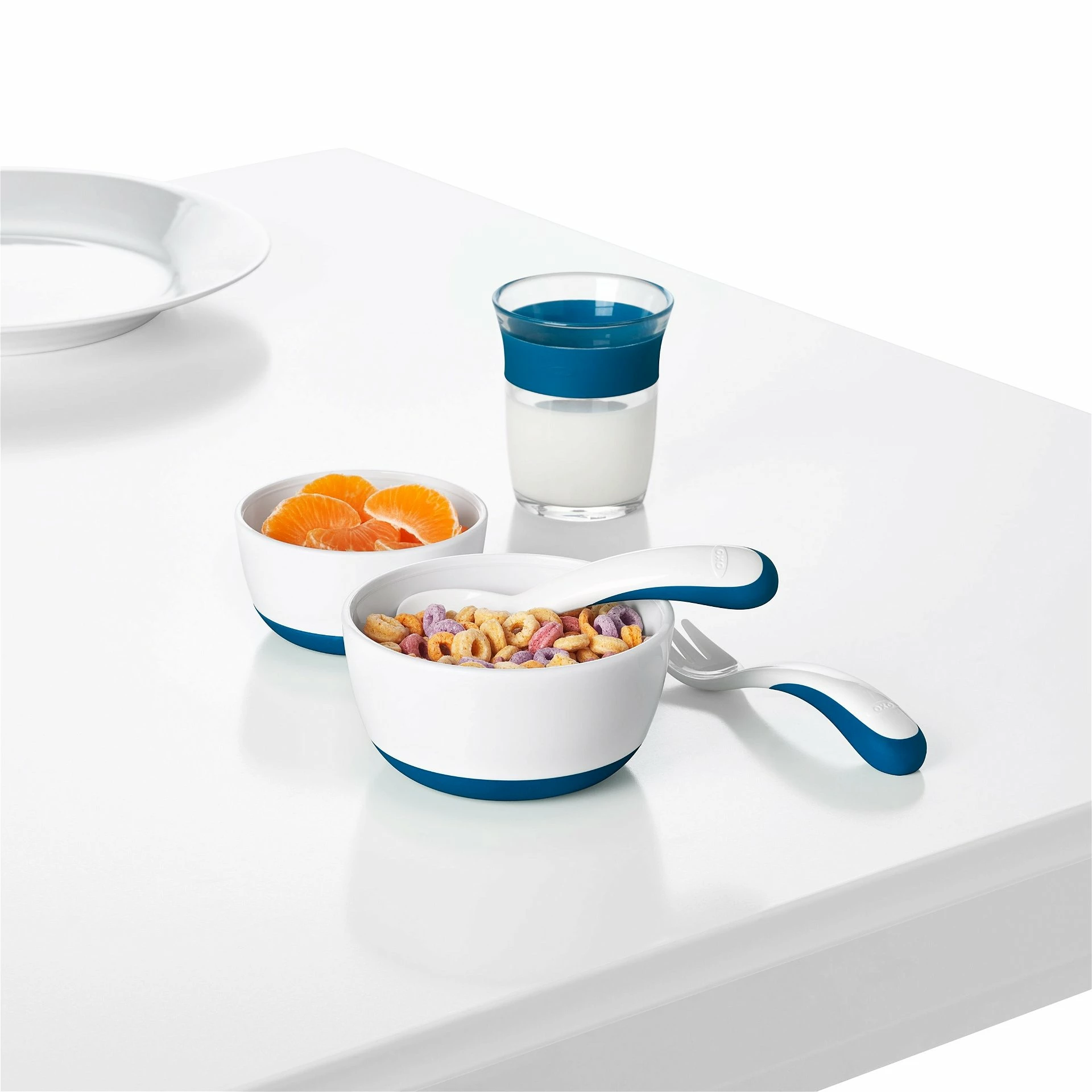 OXO Tot Feeding Spoon Set With Soft Silicone | Teal 10 OXO Tot Feeding Spoon Set With Soft Silicone | Teal - Image 8
