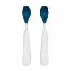 OXO Tot Feeding Spoon Set With Soft Silicone | Navy -Dinnerware Sales tot 61138200 2