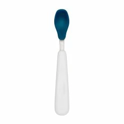OXO Tot Feeding Spoon Set With Soft Silicone | Navy -Dinnerware Sales tot 61138200 2a