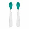 OXO Tot Feeding Spoon Set With Soft Silicone | Teal 2 OXO Tot Feeding Spoon Set With Soft Silicone | Teal -Dinnerware Sales tot 61138300 2