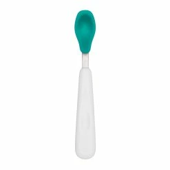 OXO Tot Feeding Spoon Set With Soft Silicone | Teal 15 OXO Tot Feeding Spoon Set With Soft Silicone | Teal -Dinnerware Sales tot 61138300 2a