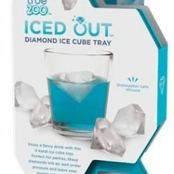True Brands "Iced Out" Silicone Diamond Ice Cube Tray -Dinnerware Sales true fabrications iced out silicone diamond ice cube tray 3350 04