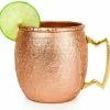 True Brands 16oz Old Kentucky Copper Moscow Mule Mug - Hammered -Dinnerware Sales true fabrications old kentucky copper moscow mule mug hammered 3621 3