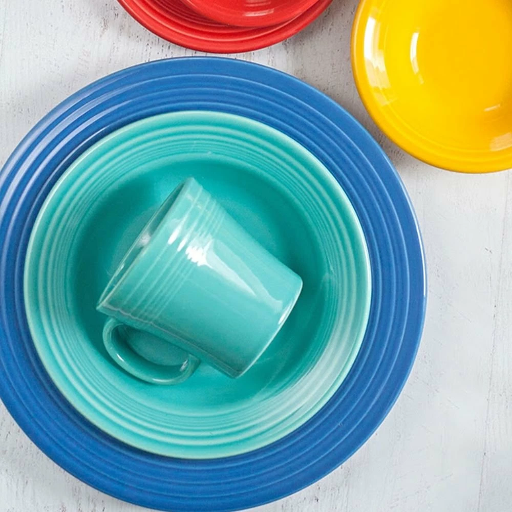 Fiesta® 15oz Tapered Mug | Turquoise 4 Fiesta® 15oz Tapered Mug | Turquoise - Image 2