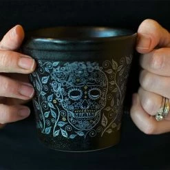 Fiesta® 15oz Tapered Mug | Skull And Vine -Dinnerware Sales vine and skull mug 2