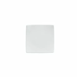 Fortessa Fiji Coupe 4.75" Square Plate | White