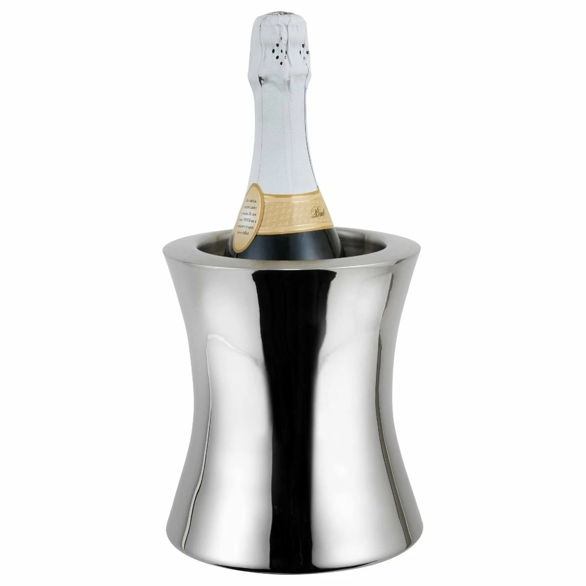 Winco Double Wall Hourglass Wine Cooler 4 Winco Double Wall Hourglass Wine Cooler - Image 2