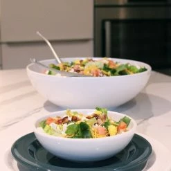 Emile Henry 6" X 2" Individual Salad Bowl | Charcoal -Dinnerware Sales white8copy 1024x1024 2x